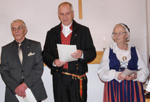 "Merkilliset" Ahti, Risto ja Leena. Kuva Hannu Ahonen.