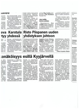 Risto Piispanen uuden yhdistyksen johtoon